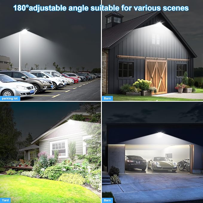 350W LED Parking Lot Light Outdoor:Arm Mount 52500LM Super Bright Dusk to Dawn - Image 7