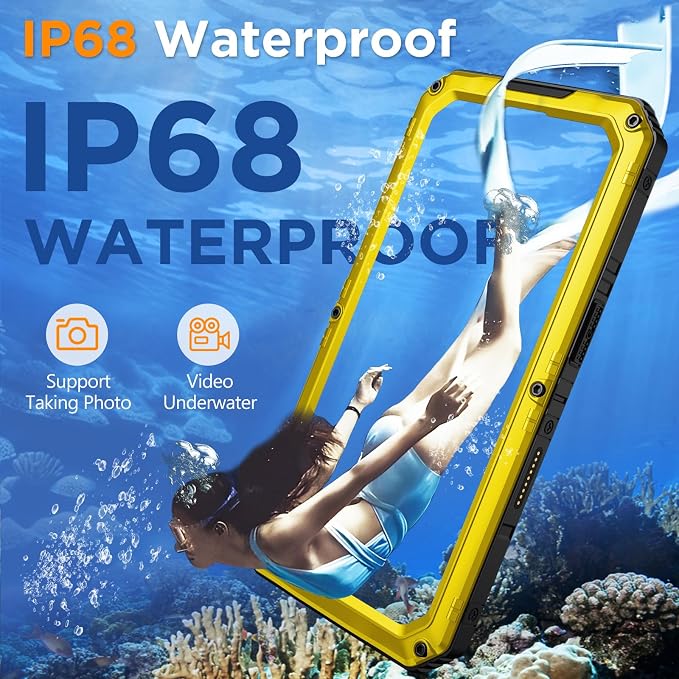 Mitywah Waterproof Case for iPhone 16 Plus, Shockproof Heavy Duty Case - Image 4