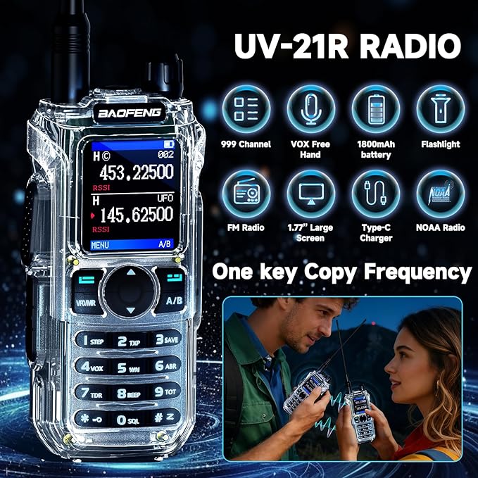 Baofeng Radio Handheld Ham Radios Long Range - Image 2