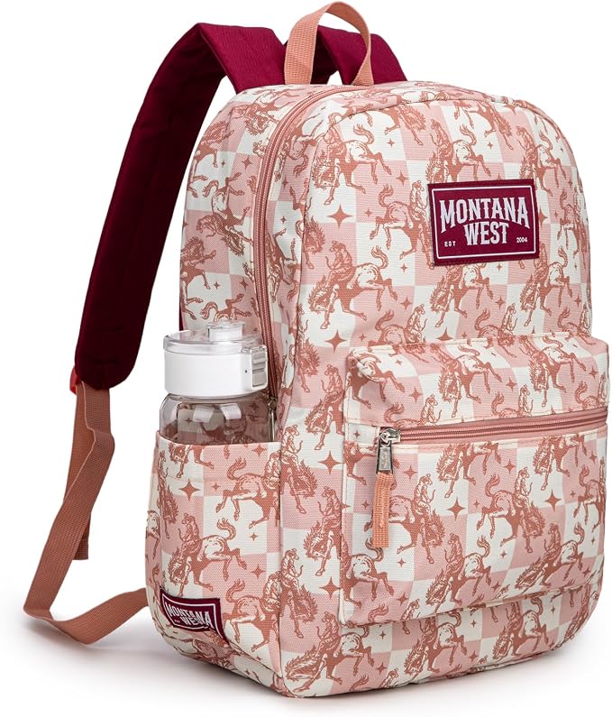 Montana West Backpack for Women Men 2 PCS Lightweight College Bookbags Casual - Image 3