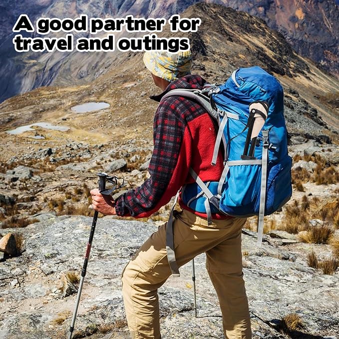 Travel Folding Camping Stool, 14.6 inches Lightweight Outdoor Tripod Chair and - Image 6