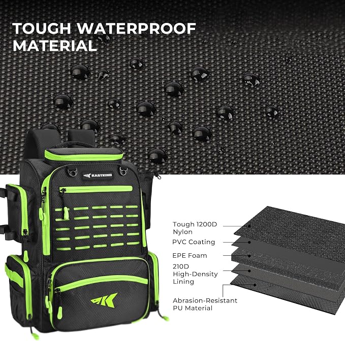 KastKing Bait Boss Fishing Tackle Backpack - Image 4