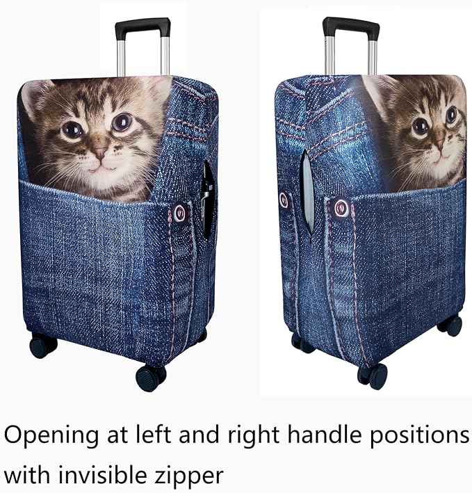 WUJIAONIAO Travel Luggage Cover Baggage Suitcase Cover Protector Skins 18-32 - Image 2