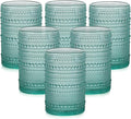 ZMOWIPDL Vintage Glassware Drinking Glasses Set of 6, 15 oz Hobnail Glass Cups by ZMOWIPDL