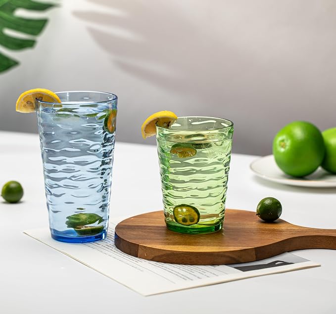 14-ounce Plastic Tumblers, Acrylic Drinking Glasses, Shatter-Proof, - Image 4