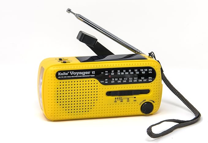 Kaito Best NOAA and SW Portable Solar/Hand Crank AM/FM, Shortwave & NOAA by Kaito