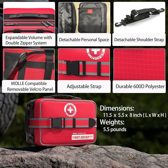 Besst Survivor 401 Piece First Aid Kit - Image 4