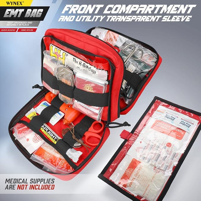 WYNEX Tactical Molle Admin Pouch of Double Layer Design, Admin Pouches Molle - Image 4