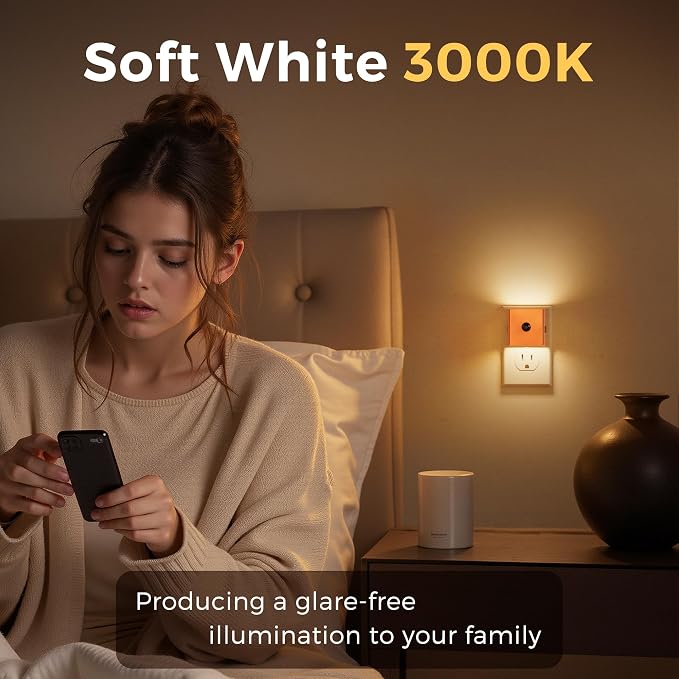 L LOHAS LED Night Light, Plug in Night Light - Image 7