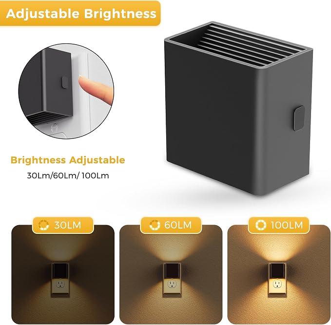 L LOHAS LED Night Light, Night Lights Plug into Wall, Dusk to Dawn Sensor - Image 2