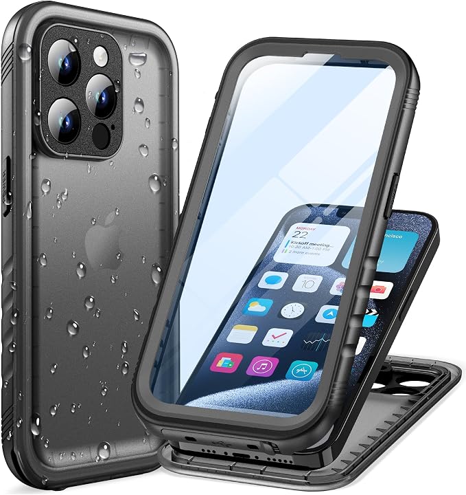 Cozycase for iPhone 15 Pro Waterproof Shockproof Dustproof Case by Cozycase
