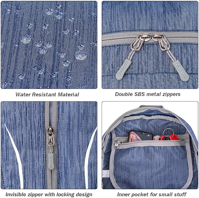 ZOMAKE 25L Ultra Lightweight Packable Backpack, Foldable Hiking Backpacks Water - Image 4