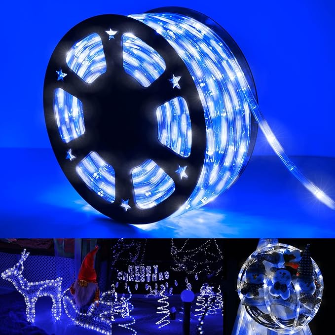 200ft LED Rope Lights Outdoor, 1440 LED Flexible Tube Lights by Jnaurb
