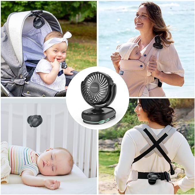 Momcozy Portable Stroller Fan - Image 4