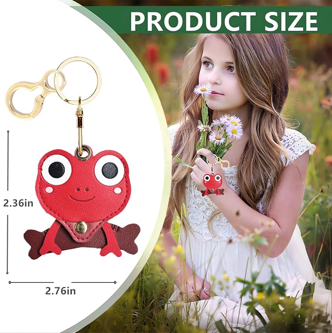 Leather Keychain Holder Case Compatible - Image 2