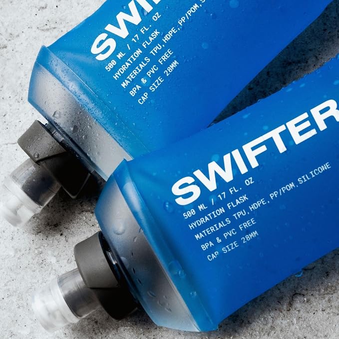 SWIFTER 2x Soft Flask 500ml | Running, Cycling Hydration Flask | Collapsible - Image 6