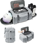 Ski Boot Bag Backpack for Helmet, 70L Waterproof Vacuum Backpack Travel by WEPLAN