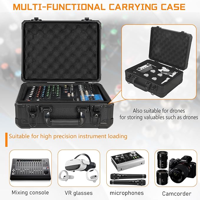 13 Inch Aluminum Carrying Case 13 X 10 X 5.5 Inch Ideal - Image 4