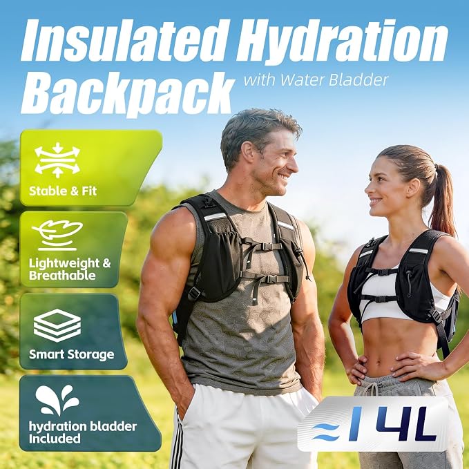 Hydration Pack Backpack, Insulated Hiking Water Backpack - Image 2