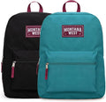 Montana West Backpack for Women Men 2 PCS Lightweight College Bookbags Casual by THEOFFICIALMONTANAWEST