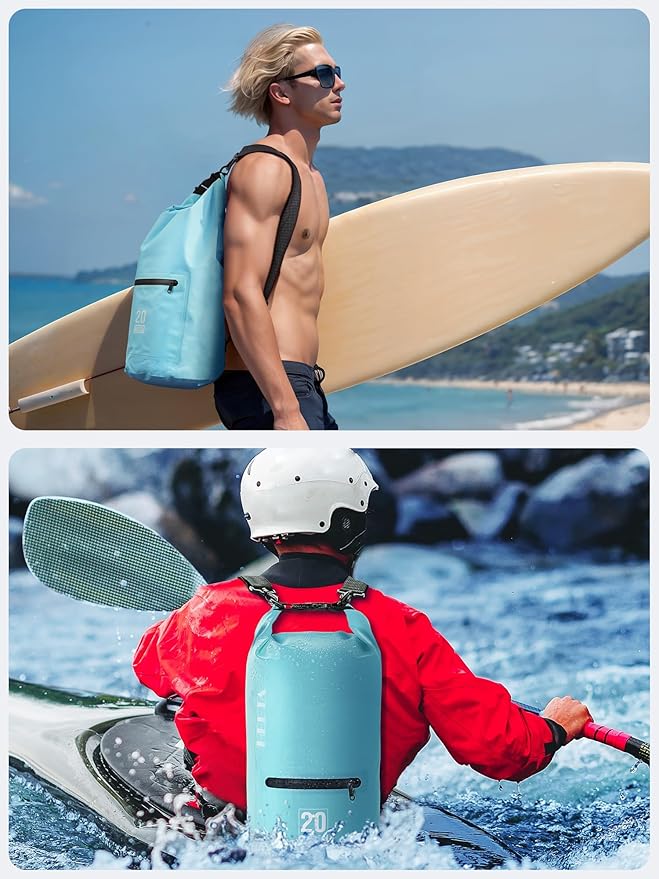 HEETA Waterproof Dry Bag with Front Zippered Pocket - Image 5