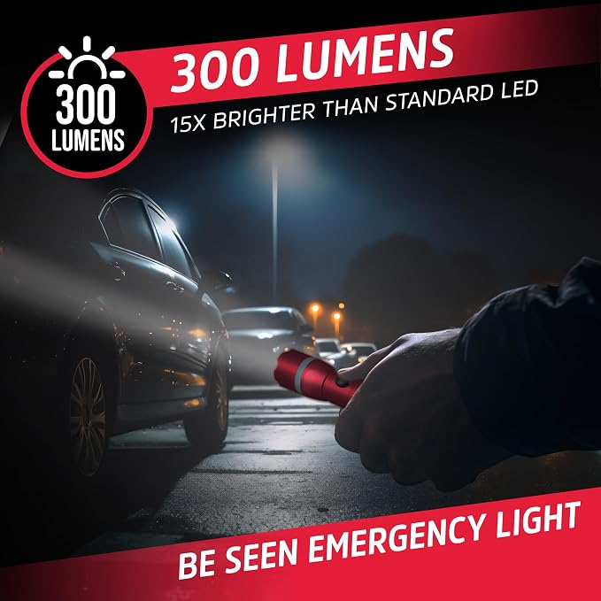 Energizer R-300 LED Flashlight Emergency Safety Light, Bright IPX4 Water - Image 2