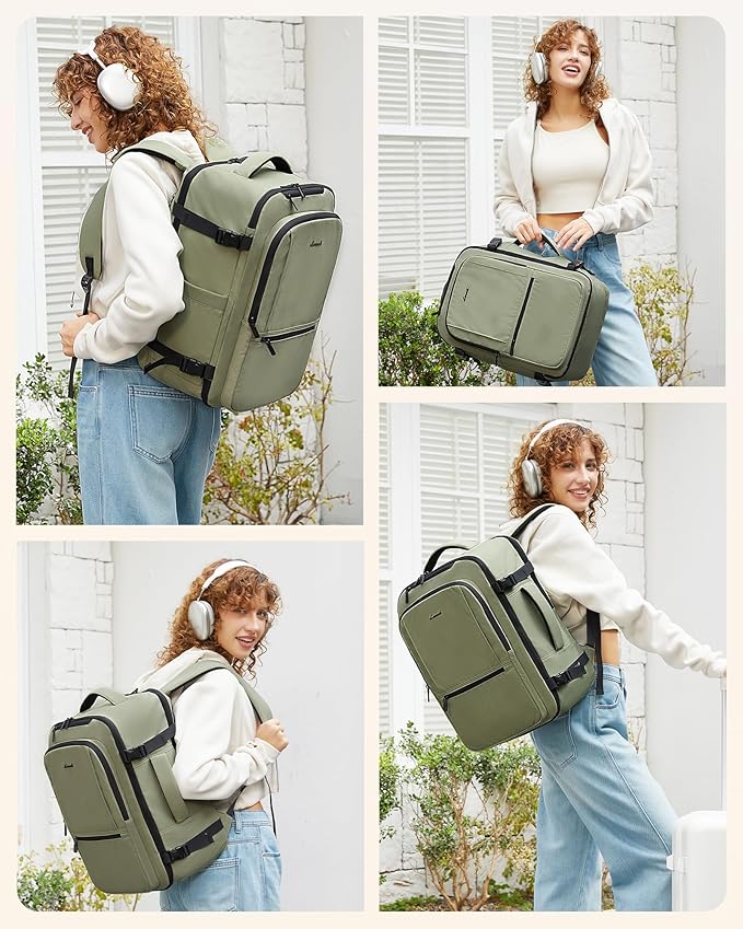 LOVEVOOK Travel Backpack for Women & Men, 40L Large Carry On Backpack Airline - Image 6