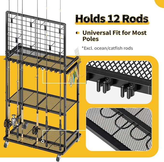SOYEEZE Large Size Fishing Rod Holders - Image 3