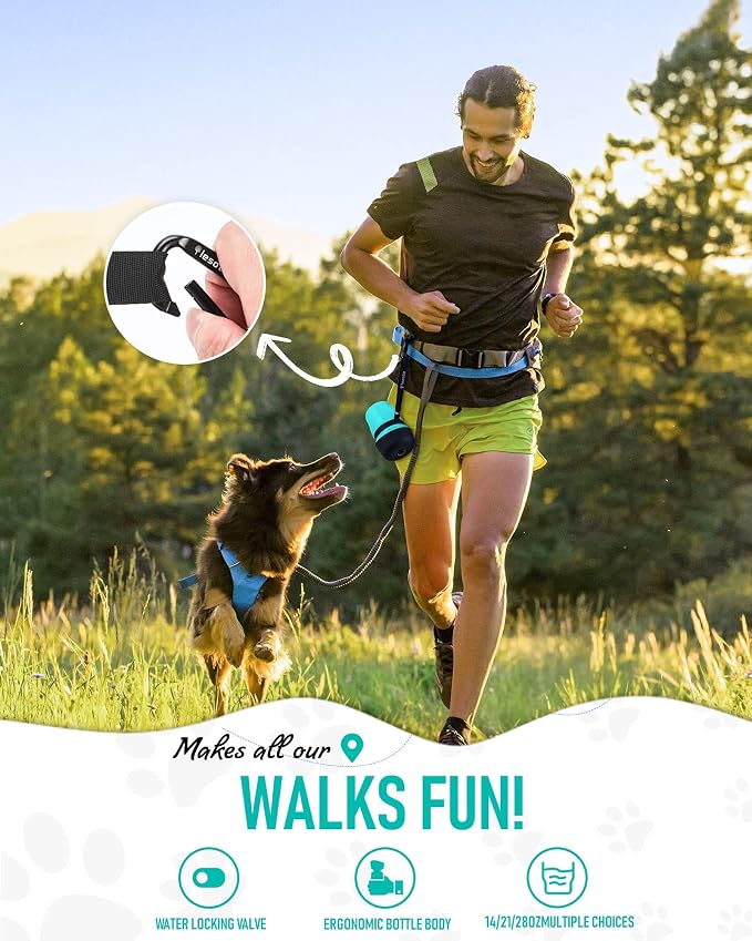 lesotc Dog Water Bottle, Portable Water Dispenser - Image 2