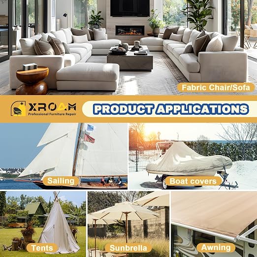 Canvas Repair Tape, 3.2 x 63 Inch Waterproof Heavy Duty Fabric Tape - Image 7
