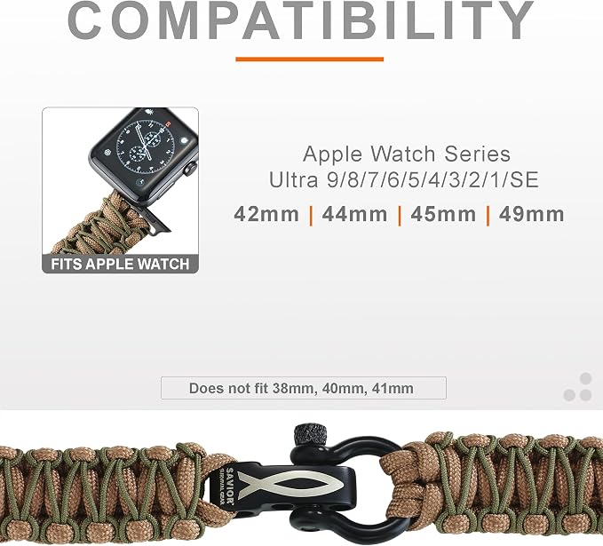 Savior Survival Gear Paracord Watch Band - Image 3