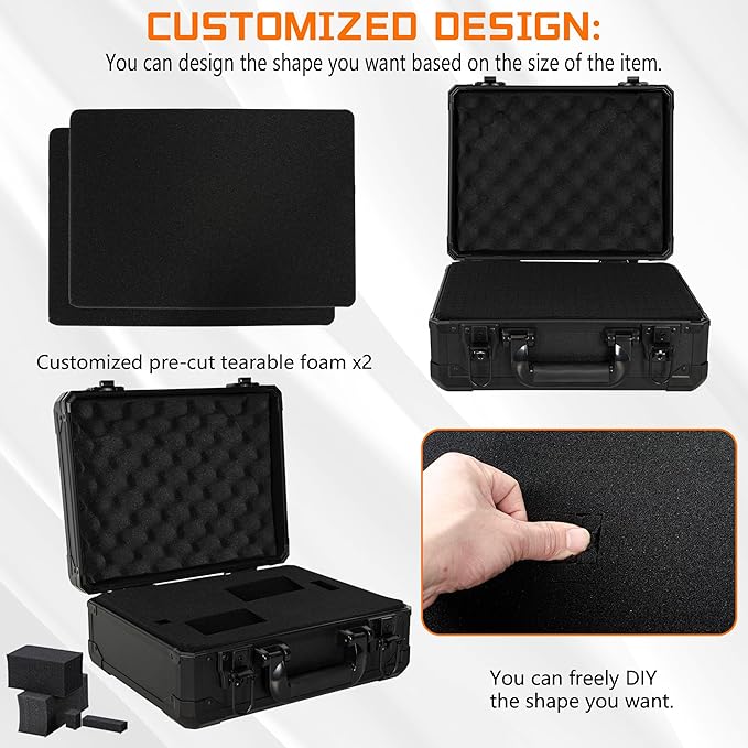 13 Inch Aluminum Carrying Case 13 X 10 X 5.5 Inch Ideal - Image 3