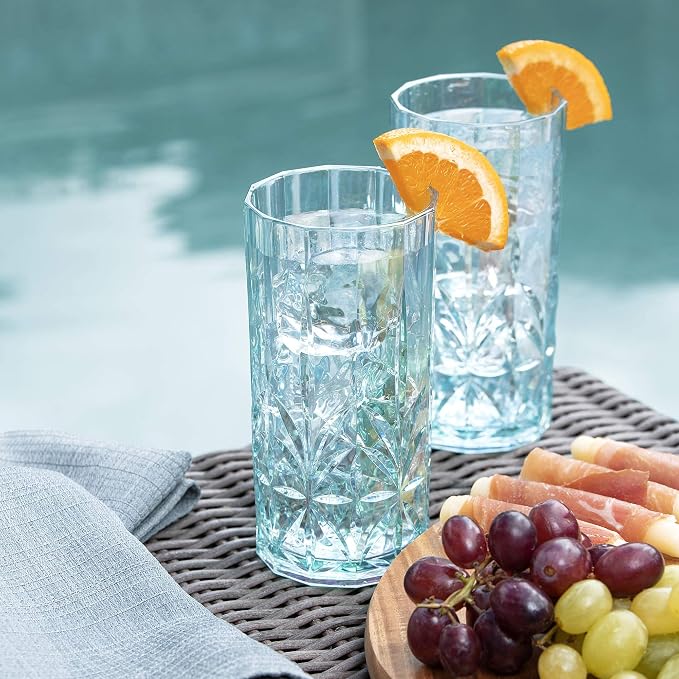 BELLAFORTE Shatterproof Tritan Plastic Tall Tumbler, 18oz - Image 6