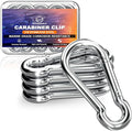 sprookber 316 Stainless Steel Carabiner Clip, Marine Grade Heavy Duty Spring by Sprookber