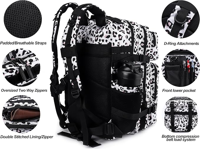 LHI Military Tactical Backpack for Men and Women 45L Army 3 Days Assault Pack - Image 4