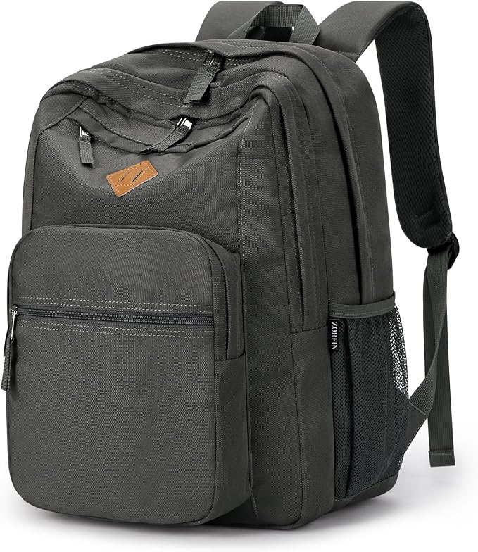 ZORFIN 26L Backpack for College, and Travel: Water Resistant Bookbag by ZORFIN-SimpleYetChic