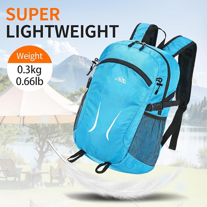 Small Hiking Backpack 35L Travel Lightweight Hiking Packable Daypack - Image 6