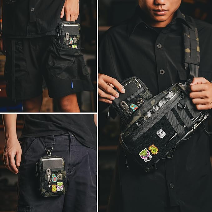 TACTICAL GEEK Block E3.0 EDC Compact Waist Pocket Pouch, Men EDC Pouch Organizer - Image 2