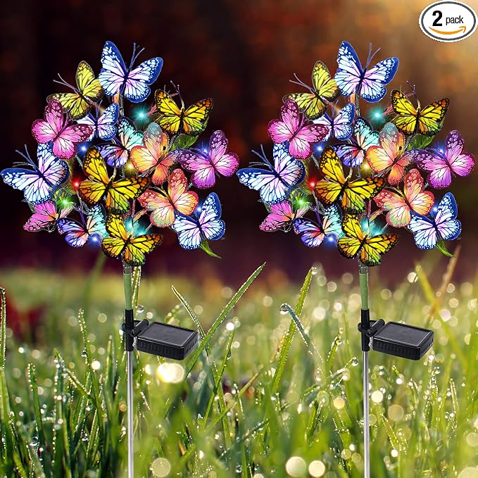 Adecorty Solar Garden Lights Outdoor Waterproof Decorative Solar Lights Outdoor by Adecorty