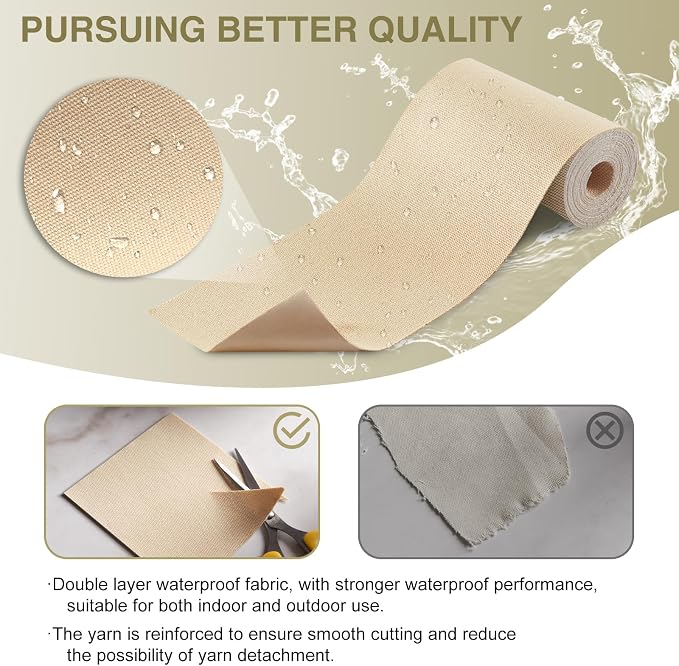 Gheeidau Canvas Repair Tape 4×70 Inch Waterproof Self-Adhesive Fabric Repair - Image 3