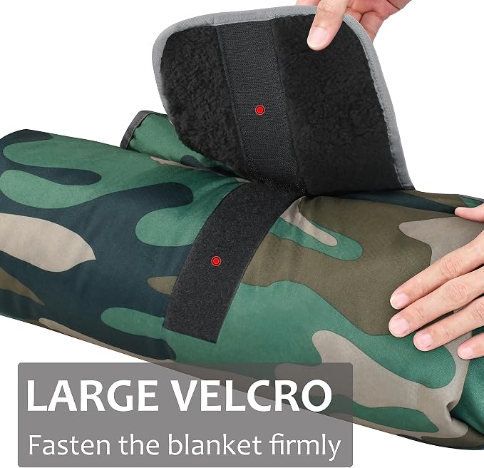 Tirrinia Large Waterproof Outdoor Blanket, Soft Warm Windproof Stadium Blanket - Image 4