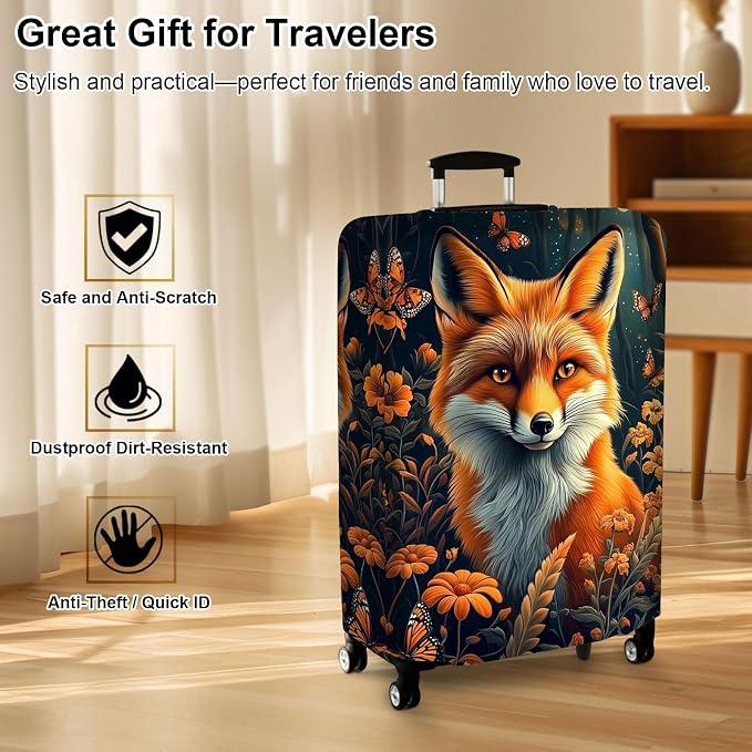 Luggage Cover Protector for 26-28 Inch Suitcases, TSA Approved Elastic Travel - Image 7