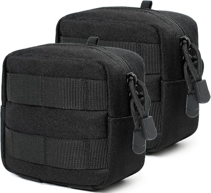 2 Pack Mini Tactical Molle Compact Ammo Pouch by Katadem