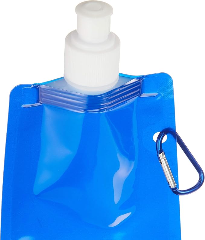 Funiverse Bulk 20-Pack 16 oz Collapsible Water Bottles - Image 2