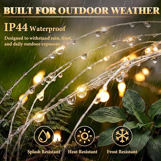 Solar Firework Lights, 10 Pack 120 LEDs 8 Lighting Modes Twinkle Solar Garden - Image 8