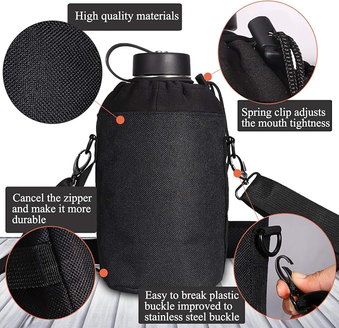 SENDESTAR 64 oz Water Bottle Double Wall Vacuum Insulated Leak Proof Stainless - Image 3