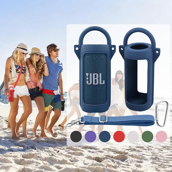 for JBL Grip Portable Waterproof Speaker Silicone Case, Portable Travel Soft - Image 8