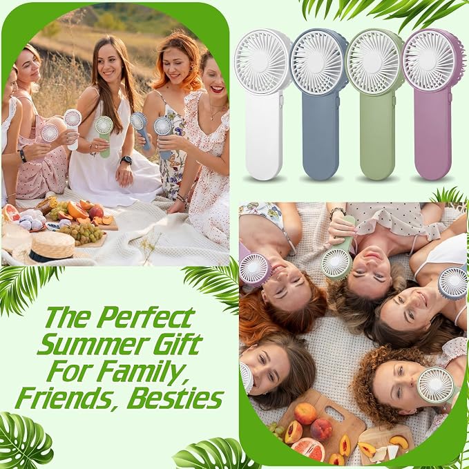 Sumind 20 Pcs Small Personal Portable Fan Mini Handheld Bulk 1 Speed Electric - Image 6