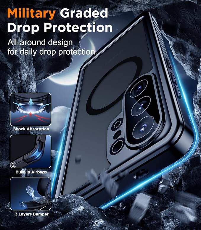Temdan Designed for Samsung Galaxy S26 Ultra Case Waterproof, Built-in Lens & - Image 3