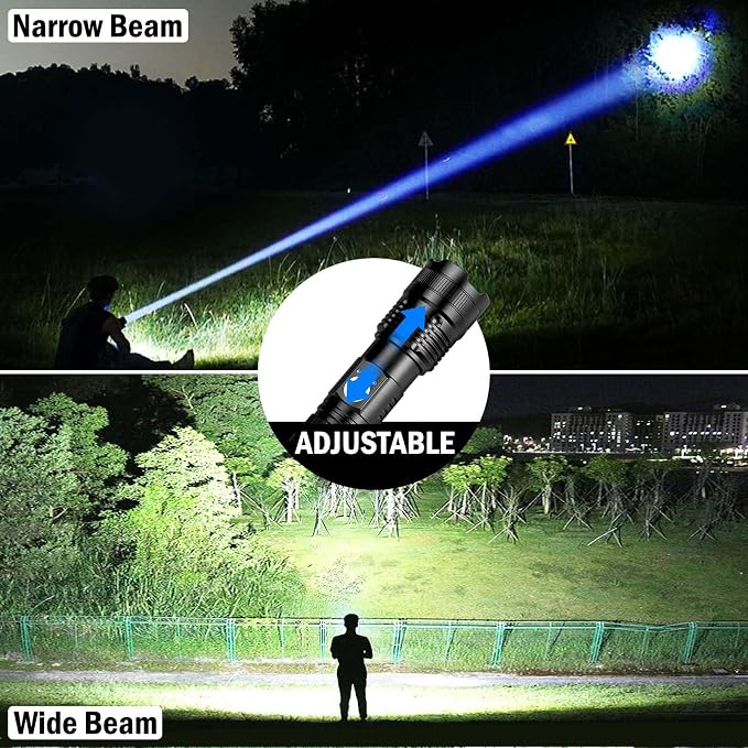 Lylting Rechargeable Flashlights High Lumens, 4 Pack 99, 000 Lumens Led - Image 5